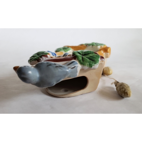 Porcelain Cuckoo Clock Wall Pocket - Picture 6 of 10